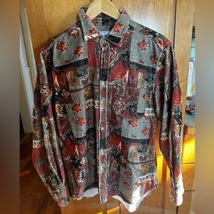 Portuguese Flannel Corduroy Shirt L